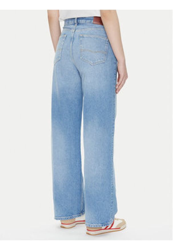 Pepe Jeans Jeansy PL204731 Niebieski Straight Fit. Kolor: niebieski