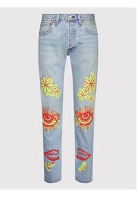 Levi's® Jeansy 501® 00501-3332 Niebieski Original Fit. Kolor: niebieski