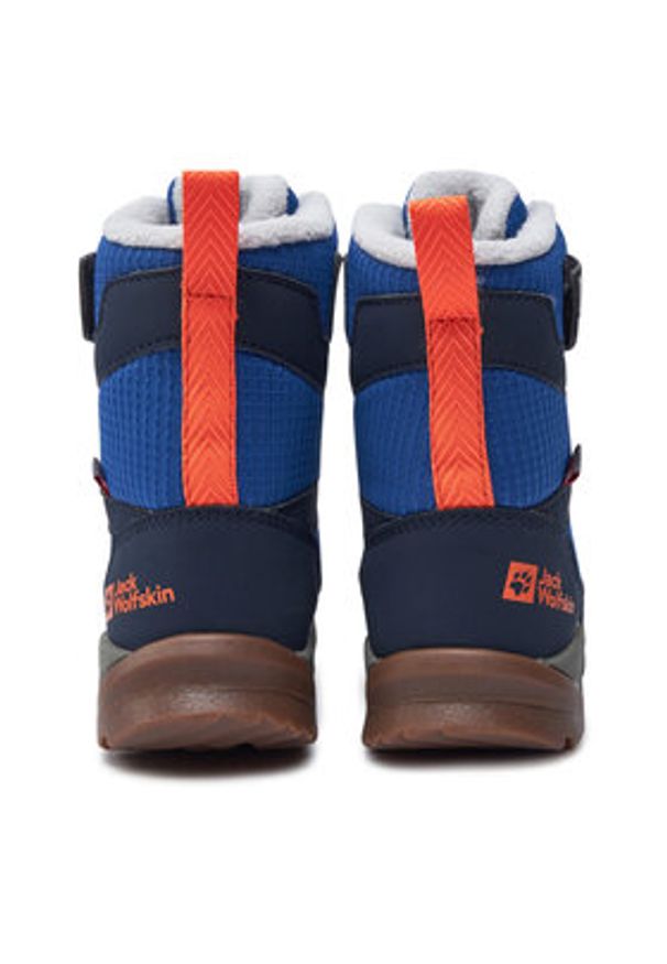 Jack Wolfskin Śniegowce Polar Bear-B Texapore High Vc K A62145 Niebieski. Kolor: niebieski. Materiał: materiał