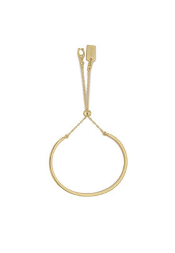 Coach Bransoletka Slider Bangle Bracelet 37440610GLD710 Złoty. Materiał: złote, metalowe. Kolor: złoty