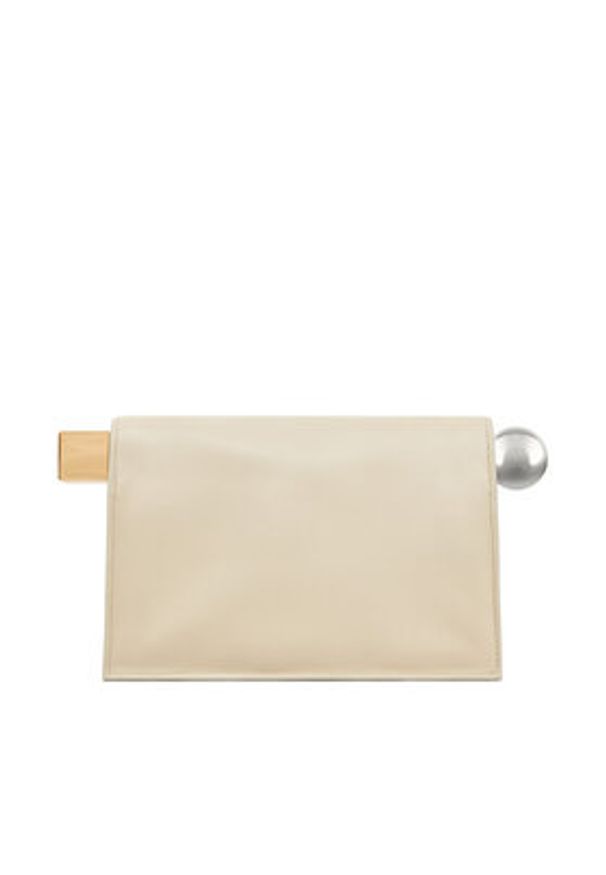 JACQUEMUS Torebka La Pochette Rond 24E233BA356-3171 Écru. Materiał: skórzane