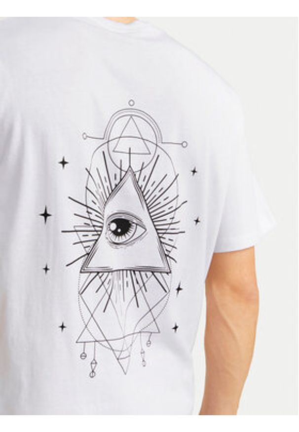 Jack & Jones T-Shirt Jackie 12271366 Biały Relaxed Fit. Kolor: biały. Materiał: bawełna