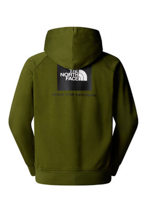The North Face Bluza Redbox NF0A89F9 Zielony Regular Fit. Kolor: zielony. Materiał: bawełna