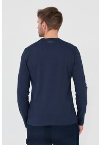 Aeronautica Militare - AERONAUTICA MILITARE Granatowy męski bawełniany longsleeve 46th Air Brigade, Rozmiar XXL. Kolor: niebieski. Materiał: bawełna. Długość rękawa: długi rękaw #6
