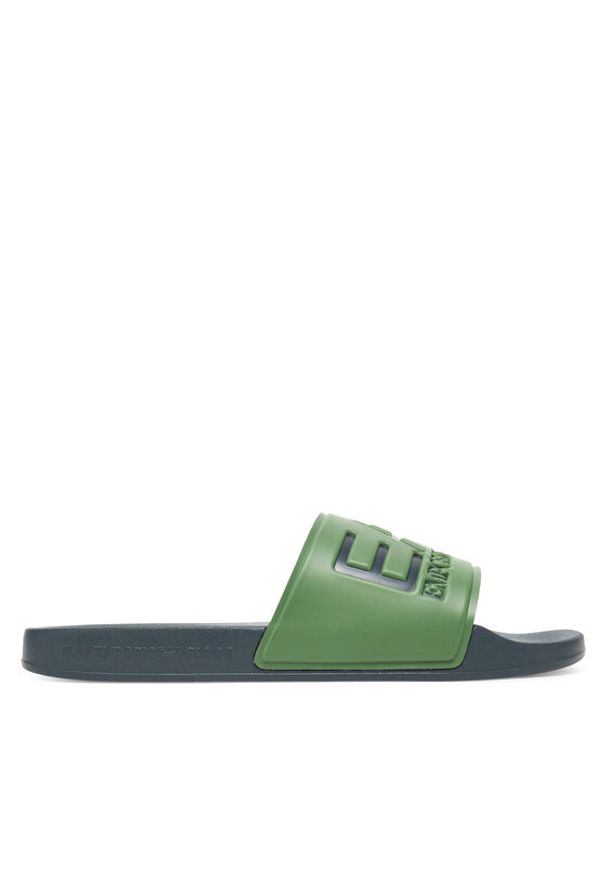 EA7 Emporio Armani Klapki 7X000108 AF15118 M8132 Zielony. Kolor: zielony