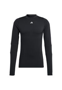 Adidas - Koszulka męska adidas Techfit COLD.RDY Long Sleeve. Kolor: biały, wielokolorowy, czarny. Długość rękawa: długi rękaw. Technologia: Techfit (Adidas) #1