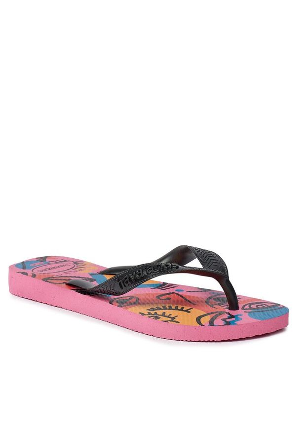 Japonki Havaianas. Wzór: kolorowy