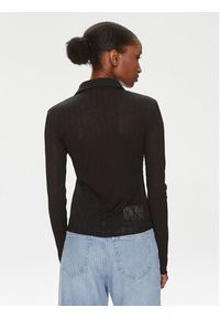 Calvin Klein Jeans Bluzka J20J223095 Czarny Slim Fit. Kolor: czarny. Materiał: syntetyk #5