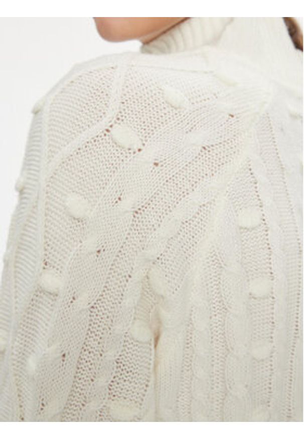Silvian Heach Sweter GPA23251LU Écru Regular Fit. Materiał: syntetyk