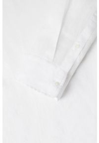 Mango Man koszula Avispa męska kolor biały slim z kołnierzykiem button-down. Typ kołnierza: button down. Kolor: biały. Materiał: włókno #8