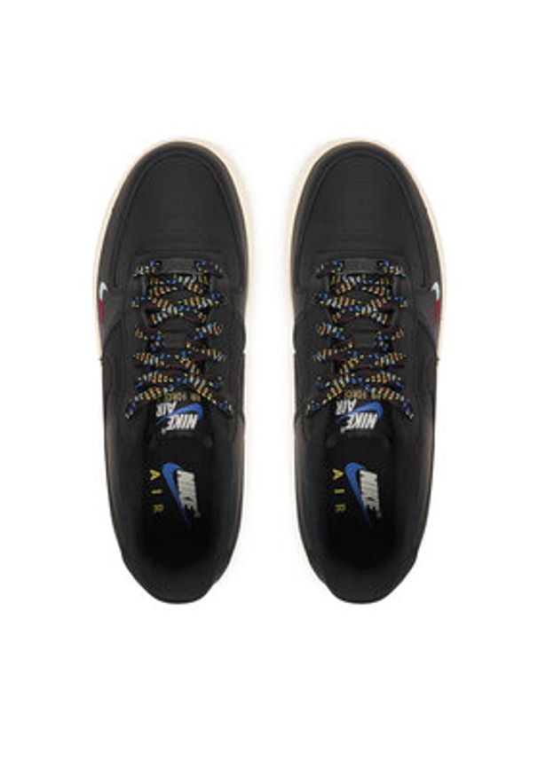 Nike Sneakersy Air Force 1 LV8 1 (GS) HQ1907 001 Czarny. Kolor: czarny. Materiał: skóra, syntetyk. Model: Nike Air Force