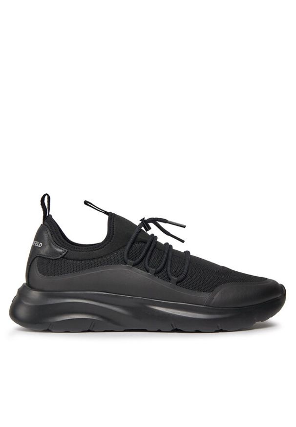 Karl Lagerfeld - KARL LAGERFELD Sneakersy KL53615 Czarny. Kolor: czarny. Materiał: materiał