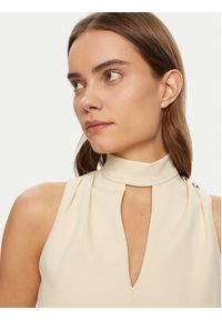 Guess Bluzka W5RP05 KCBO2 Écru Regular Fit. Materiał: syntetyk #5