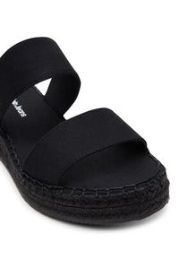 Calvin Klein Jeans Espadryle Sporty Rope Mg Lth Webbing YW0YW01704 Czarny. Kolor: czarny. Materiał: materiał. Styl: sportowy
