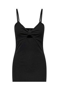 only - ONLY Sukienka letnia Janna 15343601 Czarny Slim Fit. Kolor: czarny. Materiał: bawełna, syntetyk. Sezon: lato #8