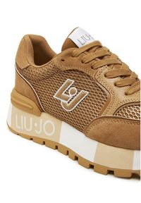 Liu Jo Sneakersy Amazing 23 BF4049 PX531 Beżowy. Kolor: beżowy. Materiał: zamsz, skóra #5