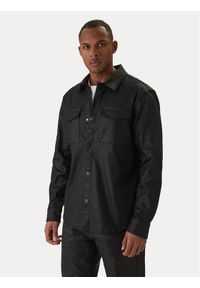 Guess Koszula jeansowa M6RH75 D6480 Czarny Regular Fit. Kolor: czarny. Materiał: bawełna #1