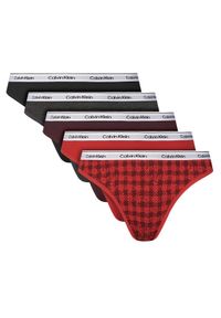 Calvin Klein Underwear Komplet 5 par fig klasycznych 000QD5208E Kolorowy. Materiał: bawełna. Wzór: kolorowy