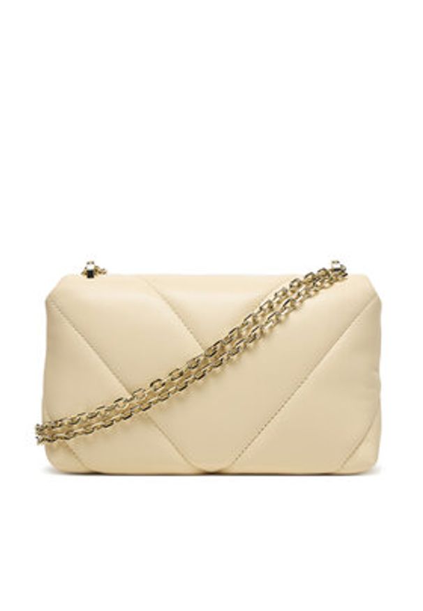 Patrizia Pepe Torebka CB0084/L006-W405 Écru. Kolor: kremowy. Materiał: skórzane