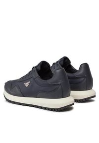 Emporio Armani Sneakersy X4X630 XN877 N151 Granatowy. Kolor: niebieski. Materiał: materiał