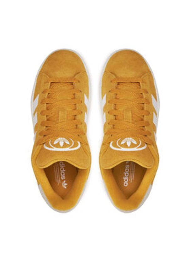 Adidas - adidas Sneakersy Campus 00s J IG9157 Żółty. Kolor: żółty. Materiał: zamsz, skóra. Model: Adidas Campus