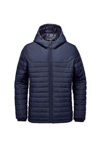 STORMTECH - Męska Pikowana Bluza Z Kapturem Nautilus. Typ kołnierza: kaptur. Kolor: niebieski
