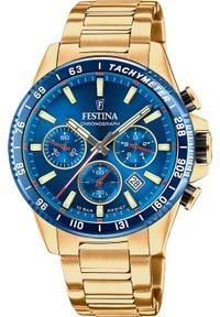 Zegarek Festina Zegarek męski Festina F20634-3 złoty. Kolor: złoty #1
