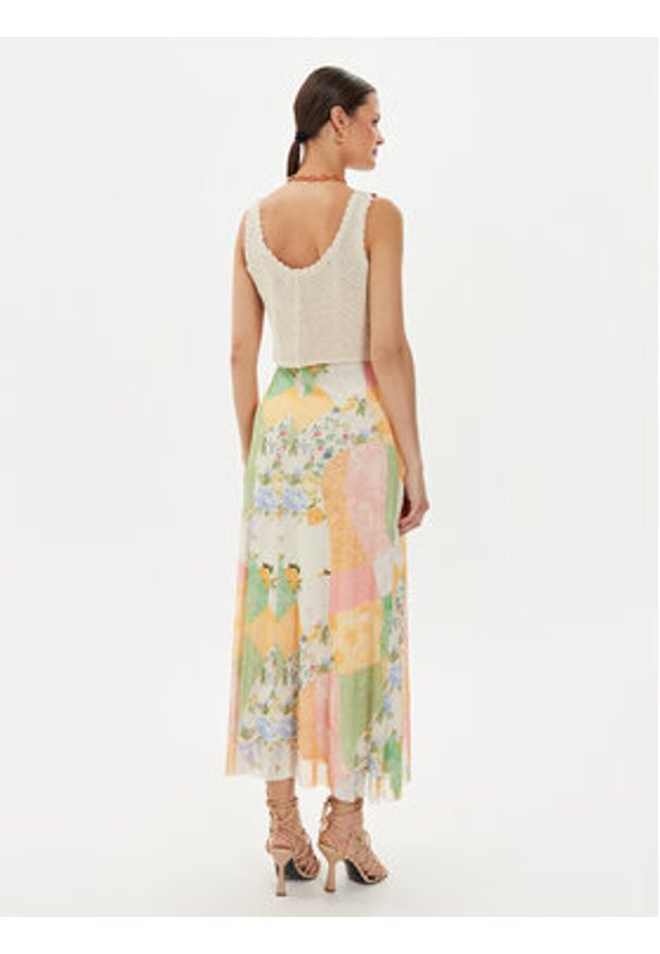 Desigual Sukienka letnia Waterloo 24WWVKX6 Kolorowy Regular Fit. Materiał: syntetyk, wiskoza. Wzór: kolorowy. Sezon: lato