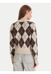 Vero Moda Kardigan Halo 10342792 Brązowy Regular Fit. Kolor: brązowy. Materiał: syntetyk