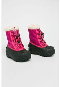 sorel - Sorel - Śniegowce dziecięce Childrens Cumberland. Nosek buta: okrągły. Zapięcie: sznurówki. Materiał: syntetyk, materiał. Szerokość cholewki: normalna. Sezon: zima #5