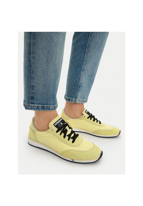 Sneakersy Patrizia Pepe. Kolor: żółty
