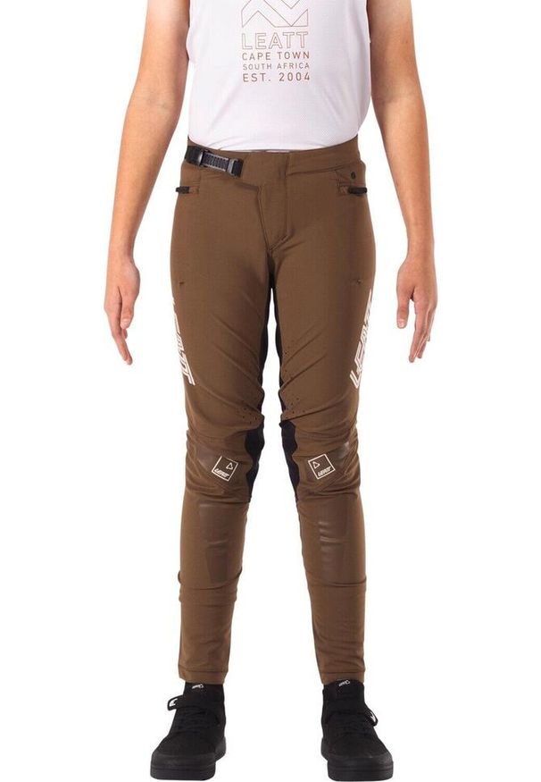 Spodnie rowerowe dziecięce LEATT Pant MTB Gravity 4.0 Junior. Kolor: brązowy. Styl: sportowy. Sport: kolarstwo