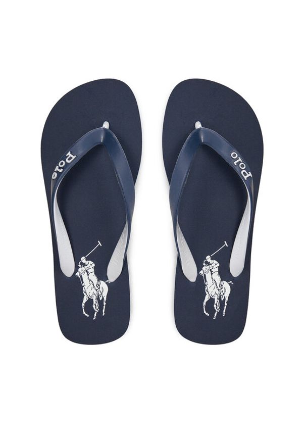 Polo Ralph Lauren Japonki 816931531001 Granatowy. Kolor: niebieski. Materiał: syntetyk