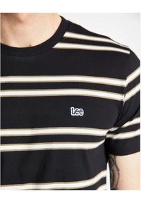 Lee - LEE BASIC STRIPE TEE MĘSKI T-SHIRT KOSZULKA W PASKI BLACK L61LEE01 112113931. Wzór: paski #3
