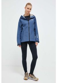 adidas TERREX kurtka przeciwdeszczowa Xperior GTX Paclite damska kolor niebieski gore-tex. Kolor: niebieski. Materiał: tkanina, tworzywo sztuczne, materiał. Technologia: Gore-Tex. Wzór: ze splotem #5