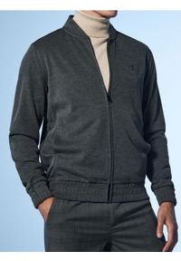 Sinsay - Bluza bomber z haftem - czarny. Kolor: czarny. Wzór: haft