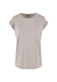 Damska modalna koszulka z długimi ramionami Urban Classics. Kolor: szary. Długość: długie #1