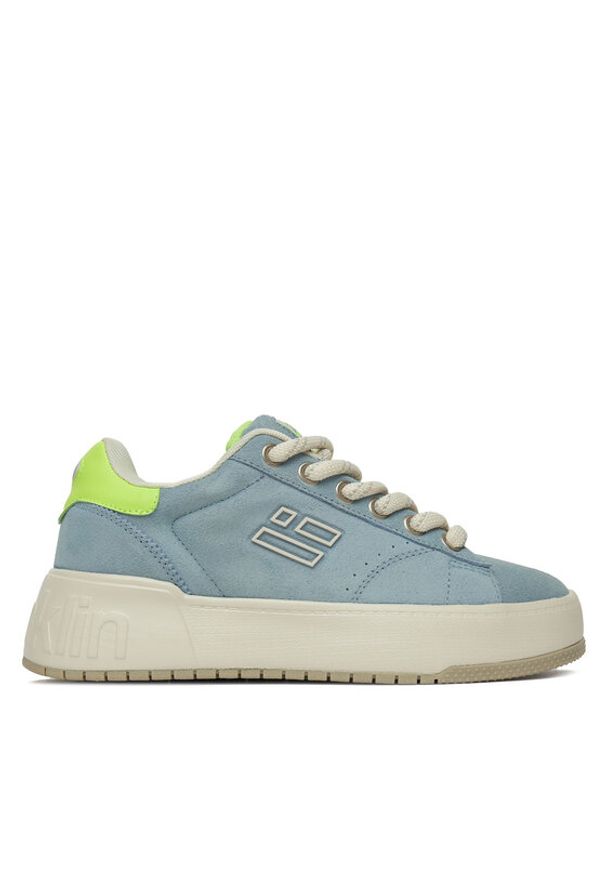 D.Franklin Sneakersy DFSH402001 Niebieski. Kolor: niebieski. Materiał: zamsz, skóra