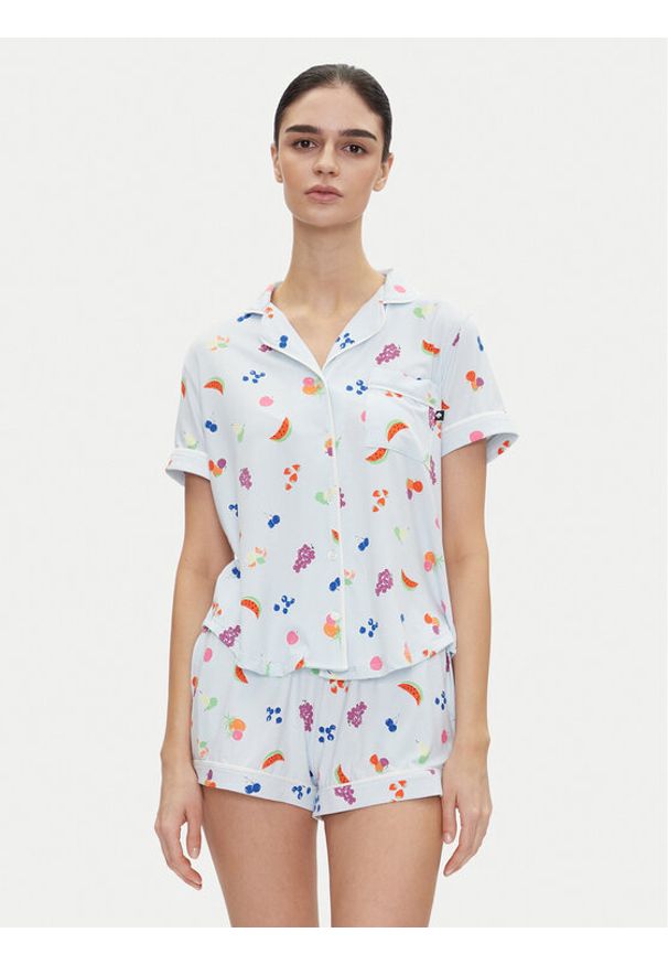 Kate Spade Piżama KSI12749 Błękitny Regular Fit. Kolor: niebieski