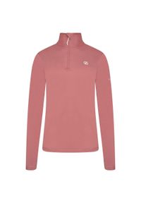 DARE 2B - Damska bluza narciarska z suwakiem Lowline II. Kolor: różowy. Materiał: poliester, elastan. Sport: narciarstwo #1