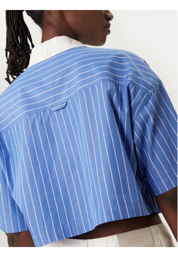 Tommy Jeans Polo DW0DW22596 Niebieski Relaxed Fit. Typ kołnierza: polo. Kolor: niebieski. Materiał: bawełna