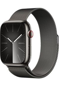APPLE - Smartwatch Apple Watch 9 GPS + Cellular 45mm Graphite Stainless Steel Grafitowy (MRMX3QF/A). Rodzaj zegarka: smartwatch. Kolor: szary #1