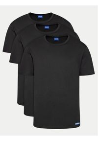 Hugo Komplet 3 t-shirtów Naolo 50522382 Czarny Regular Fit. Kolor: czarny. Materiał: bawełna