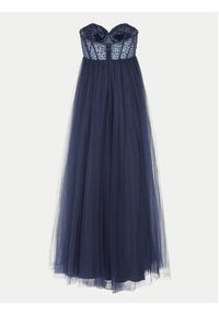 Hey Kyla - Swing Sukienka wieczorowa 5AH023HK Granatowy Slim Fit. Kolor: niebieski. Materiał: syntetyk. Styl: wizytowy #5