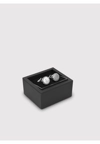 Pako Lorente - PAKO LORENTE – Srebrne spinki do mankietów. Kolor: srebrny #2