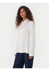 Guess Koszula W5YH1A WHCR2 Écru Regular Fit. Materiał: syntetyk #1
