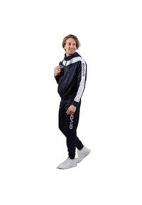 Givova Roma dres polarfleece z kapturem, M. Kolor: niebieski, biały, wielokolorowy. Materiał: dresówka. Sport: fitness, piłka nożna