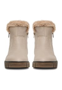 Rieker Botki Y3481-60 Beżowy. Kolor: beżowy. Materiał: materiał #2