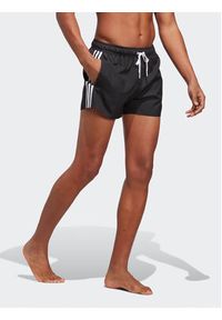Adidas - adidas Szorty kąpielowe 3-Stripes CLX Swim Shorts HT4367 Czarny Regular Fit. Kolor: czarny. Materiał: syntetyk #5