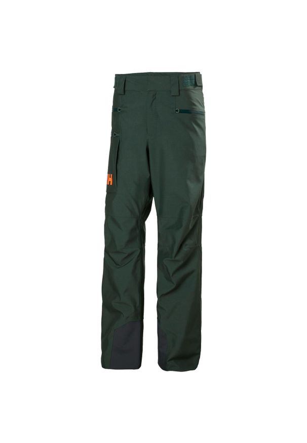 Spodnie narciarskie Helly Hansen Garibaldi 2.0. Kolor: czarny, wielokolorowy, zielony. Sezon: zima. Sport: narciarstwo